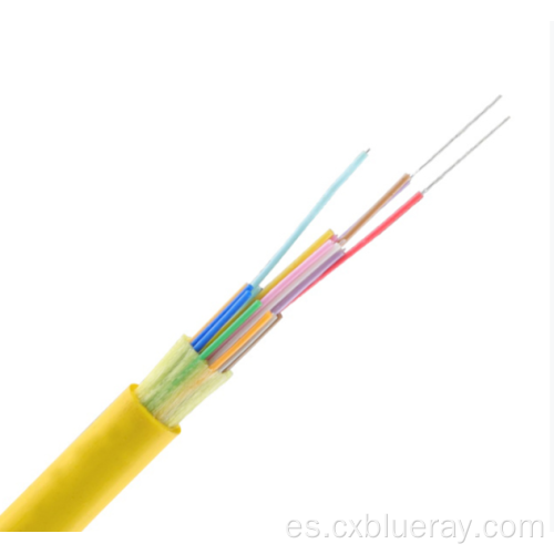 Cable de fibra óptica de modo único 24 núcleos